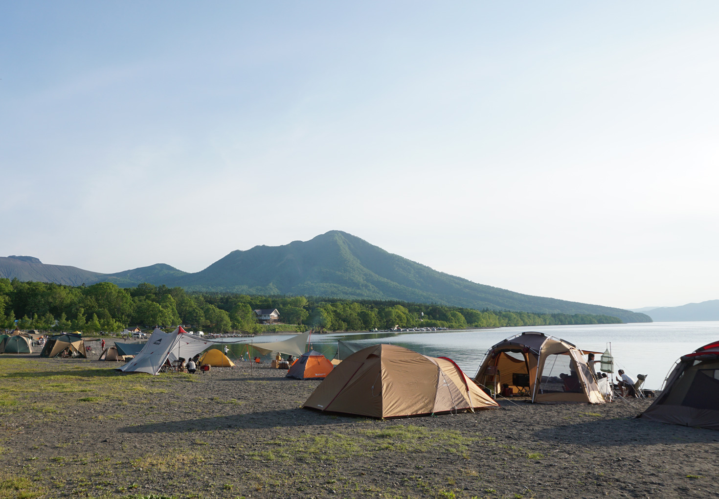 支笏湖モラップキャンプ場 キャンプサイト