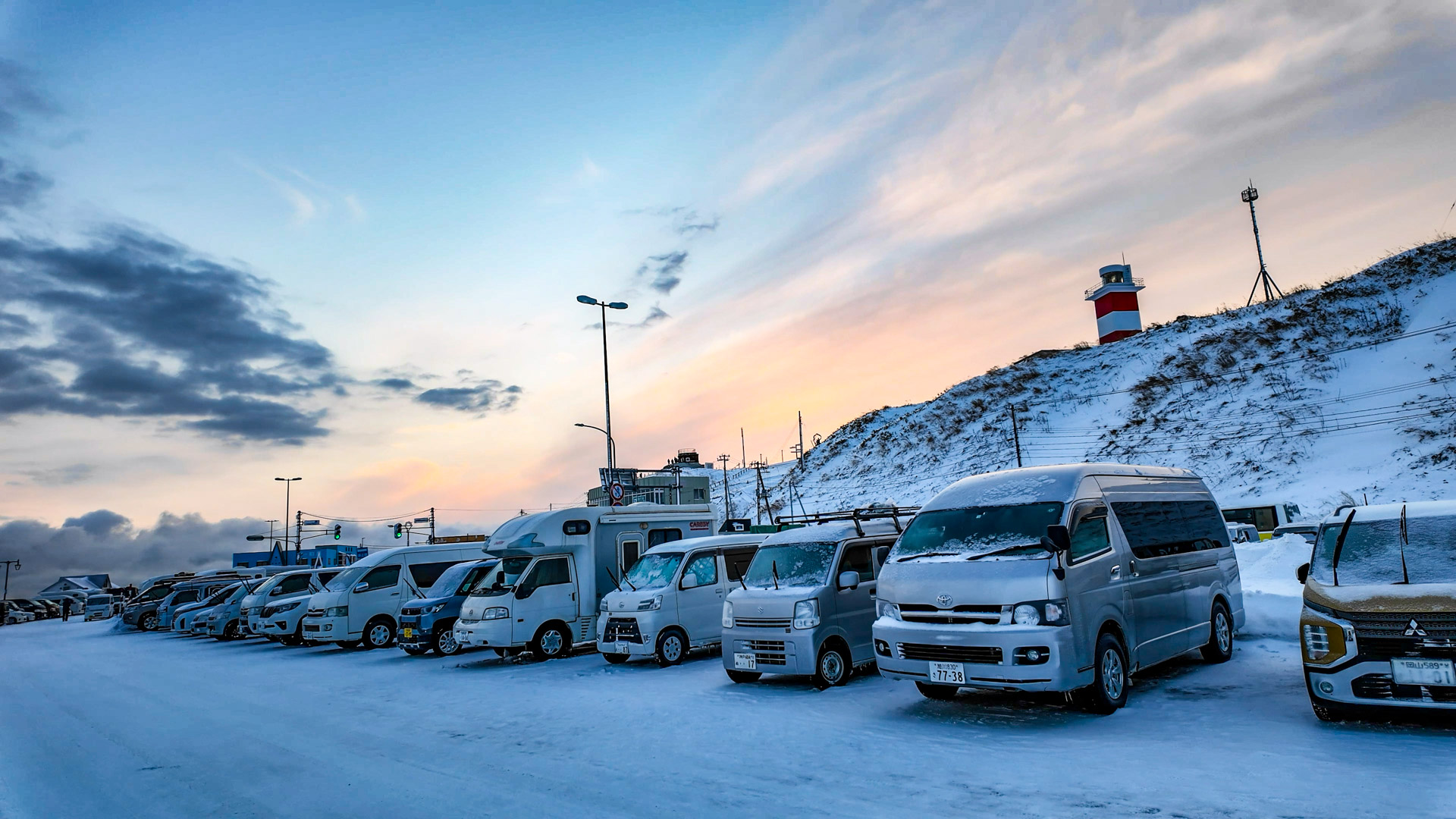 年越し宗谷岬 車中泊