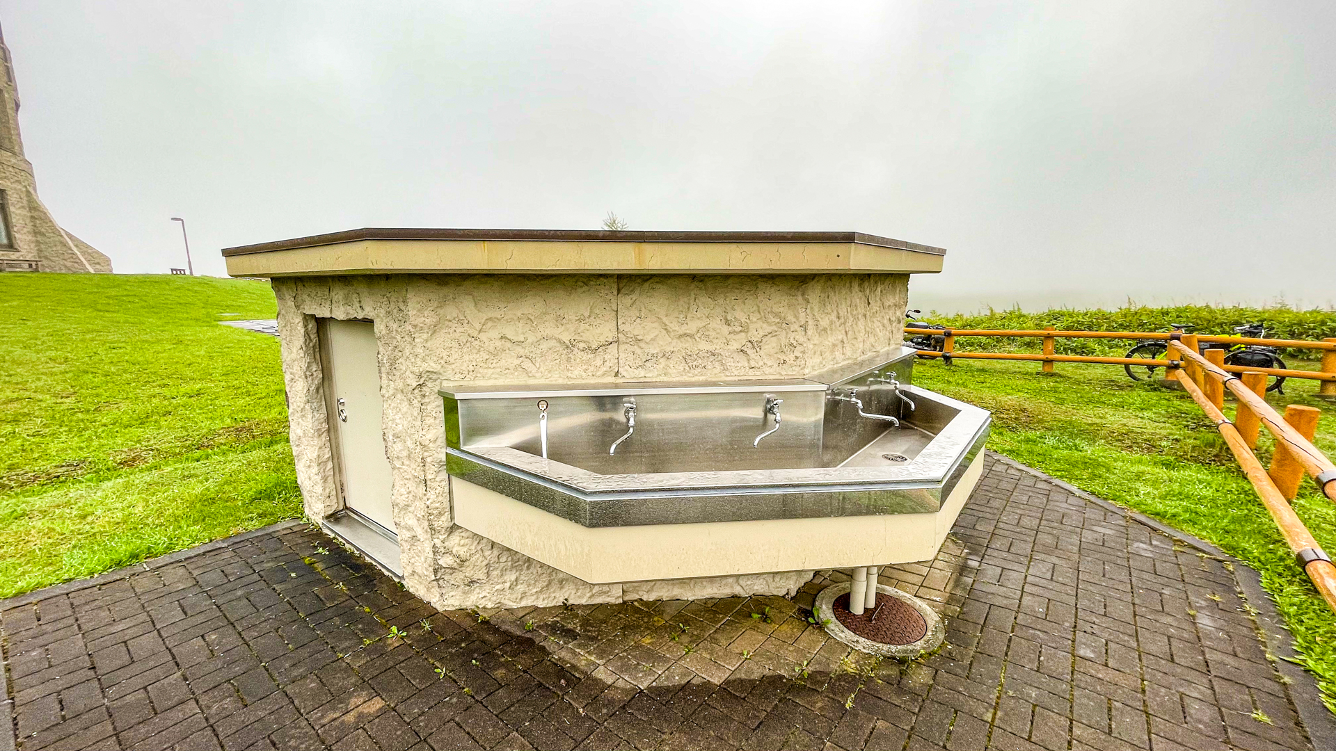 開陽台 ウシ空のキャンプ場 水道