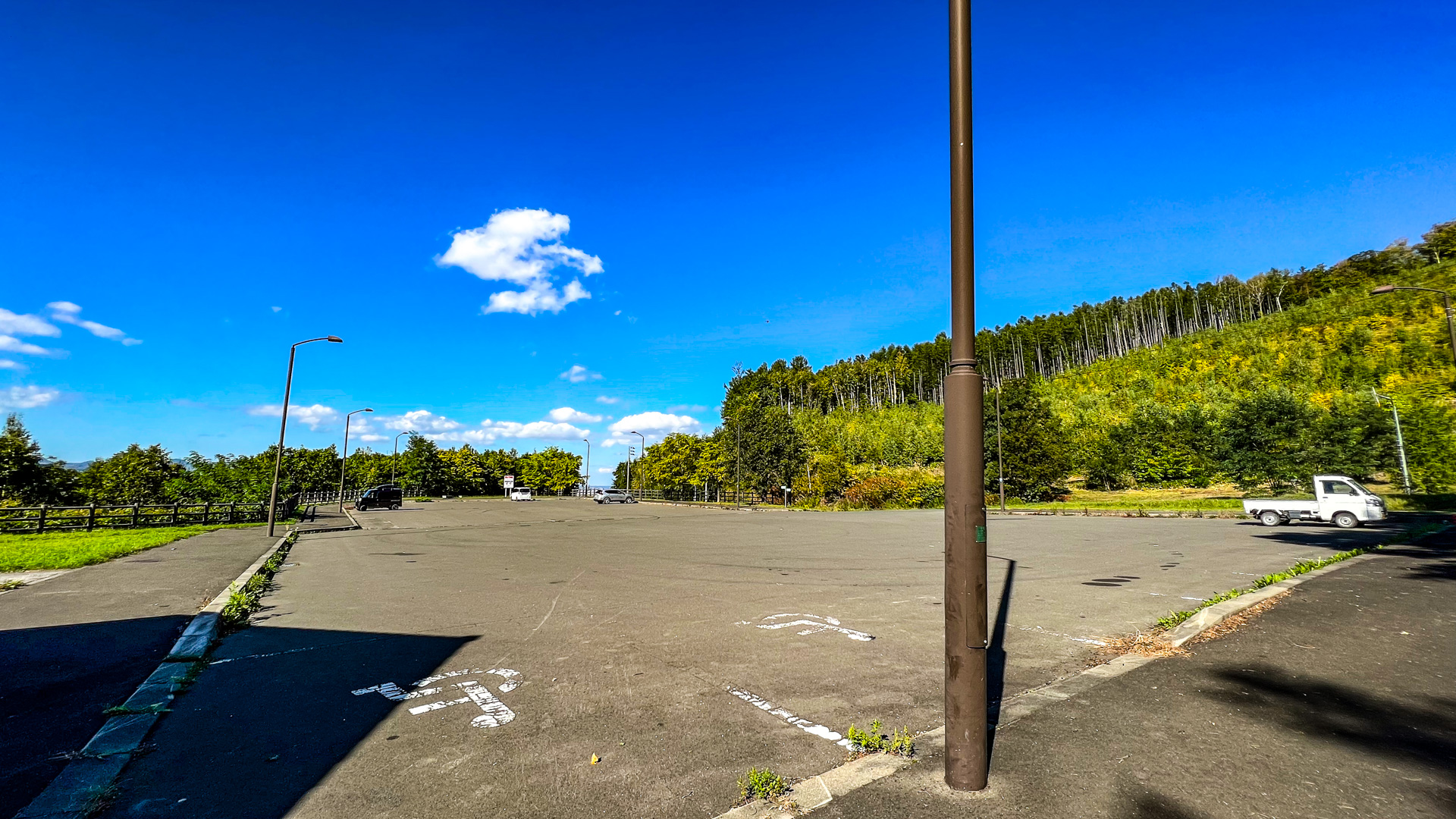 富良野市 ハートヒルパーク展望台 駐車場