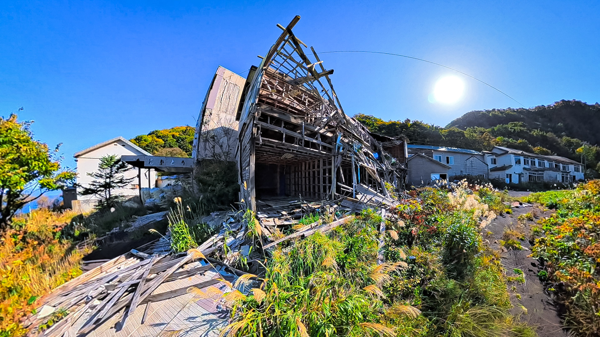 廃墟 雷電温泉 ホテル観光かとう